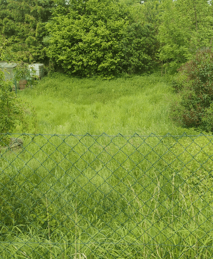 sečeni travy opava před